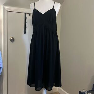 Loft black dress size 8
